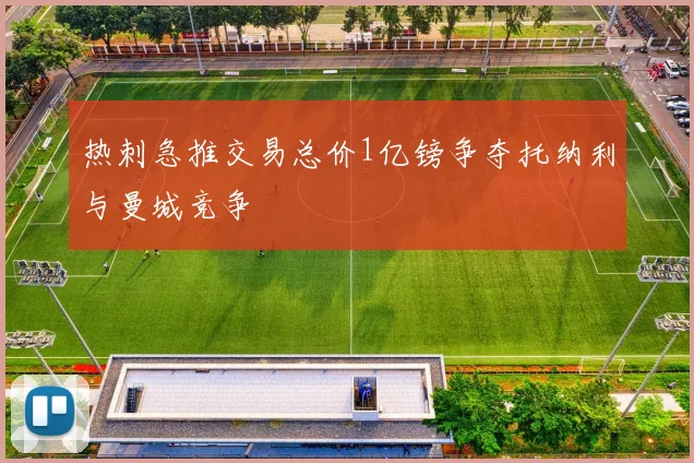 热刺急推交易总价1亿镑争夺托纳利与曼城竞争